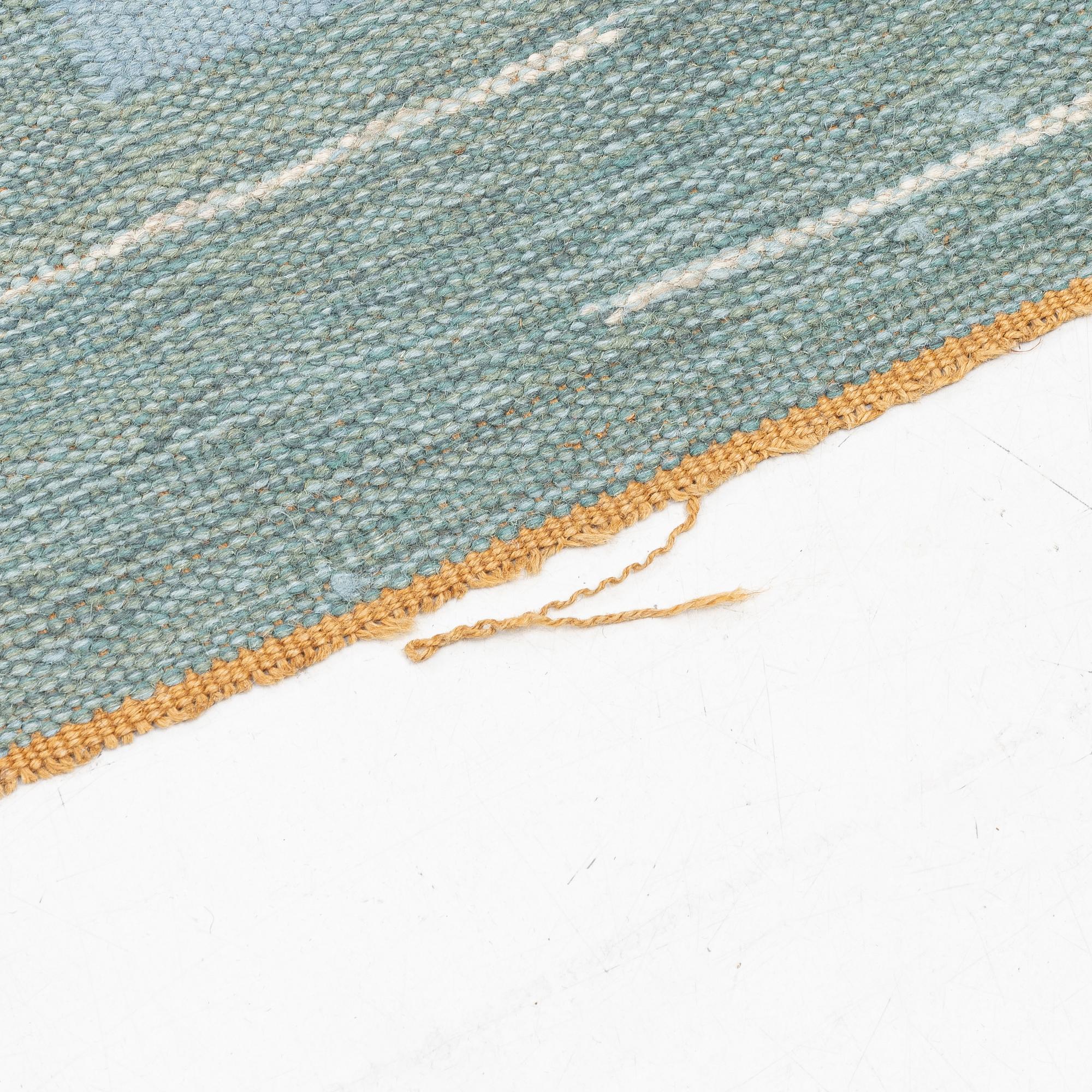 Rug, flat weave, signed GS, approx. 300 x 200 cm.