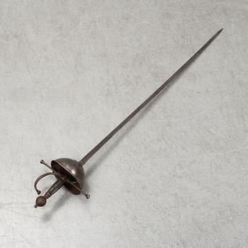 A Spanish cup-hilted rapier, probably 19th Century.