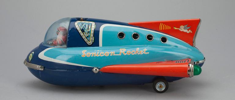 RAKET, "Sonic Rocket", Masudaya, Japan, 1960.