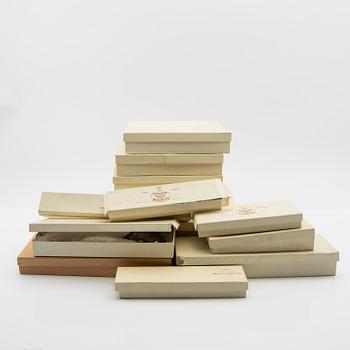 Cutlery set in silver, 89 pieces, Cohr Denmark, mid-20th century.