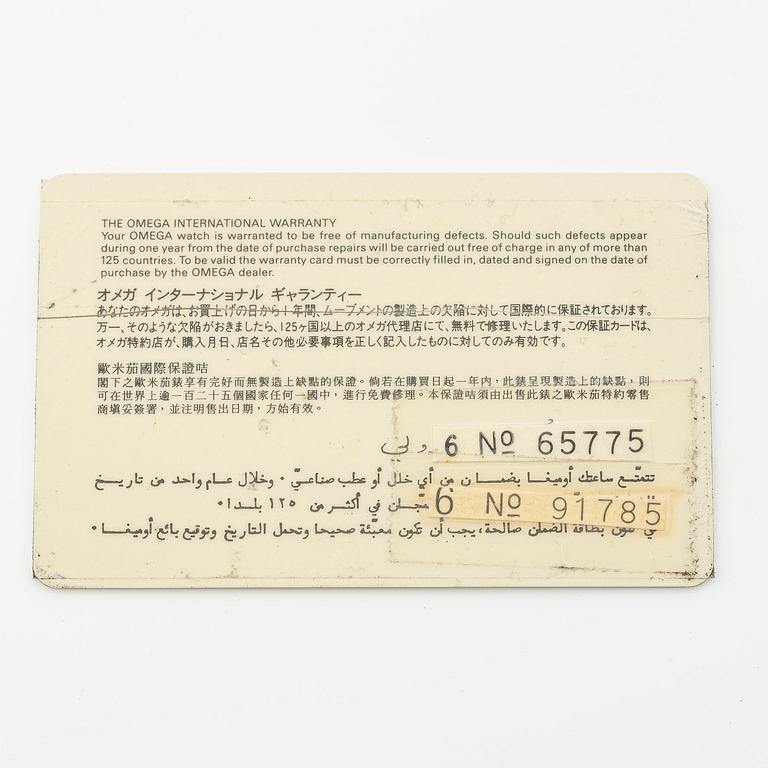 Omega, Speedmaster, Moonwatch, Professional, "Apollo XIII" 25th Anniversary, "Limited Edition", ca 1996.