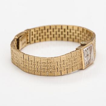 Omega, wristwatch, 14 x 14 mm.