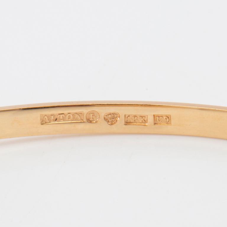 Bracelet/arm ring 18K gold, Alton Falköping 1970.