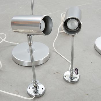 LAMPOR, 1+1+2 delar, Bergboms Scanlight, 1980-tal.