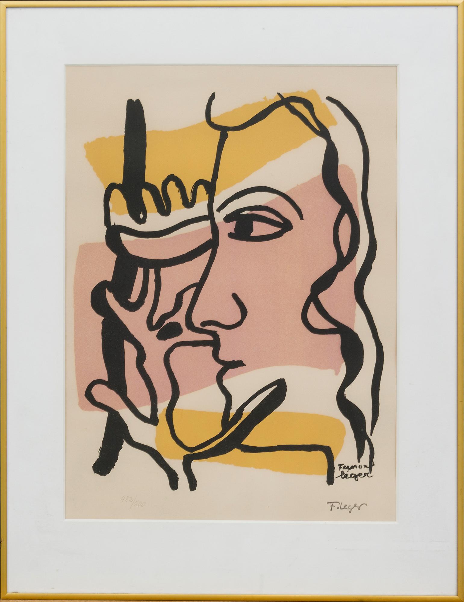 FERNAND LÉGER, after, signed in print.