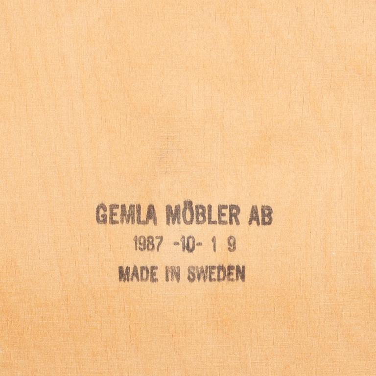 STOLAR, 8 stycken, Gemla, omkring 1900-talets slut.