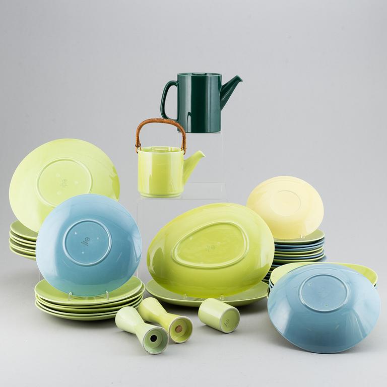 Stig Lindberg, a 44-piece 'Colorado' part dinner service, Gustavsberg, Sweden, 1955-62.