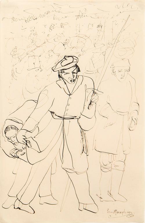 Ernst Josephson, Krigare.