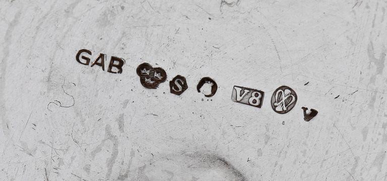 PARTI SILVER, 5 delar, vikt 409 g.