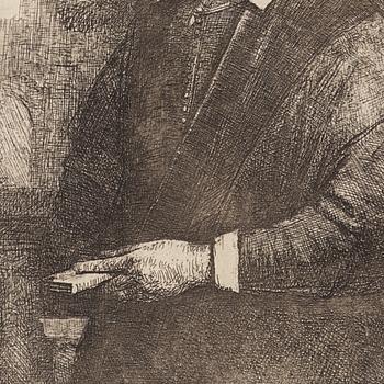 Rembrandt Harmensz van Rijn, "Jan Antonides van Der Linden, Physician", senare avdrag.