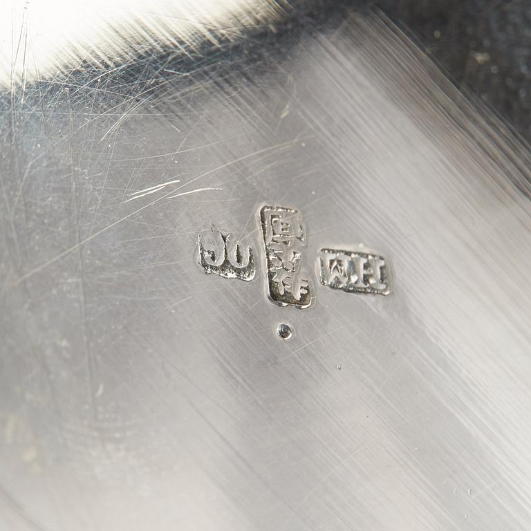 Skål, silver. Wang Hing & Co, tidigt 1900-tal.