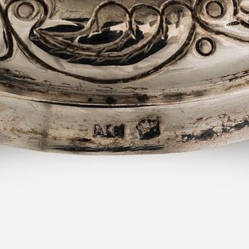 Adolf Gustaf Granbom, bonbonnière, silver, Borgå, Finland 1851-1858.