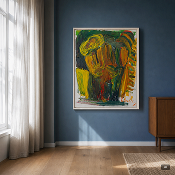 Erland Cullberg, Green-yellow figure.