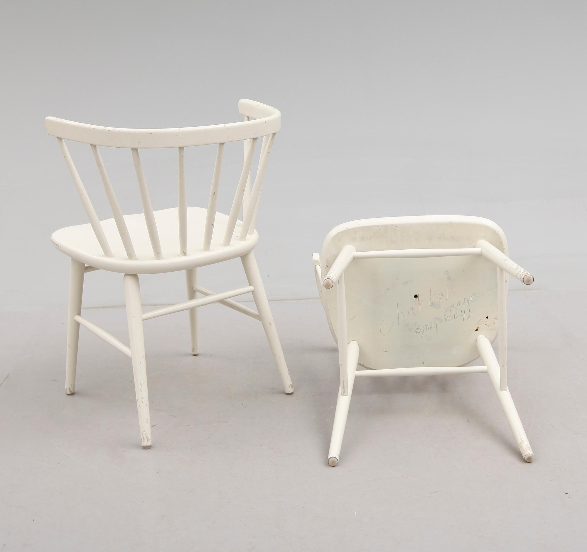 SOFFA OCH KARMSTOLAR 1 par, "Florida", AB Bröderna Wigells stolfabrik, 1900-talets andra hälft.