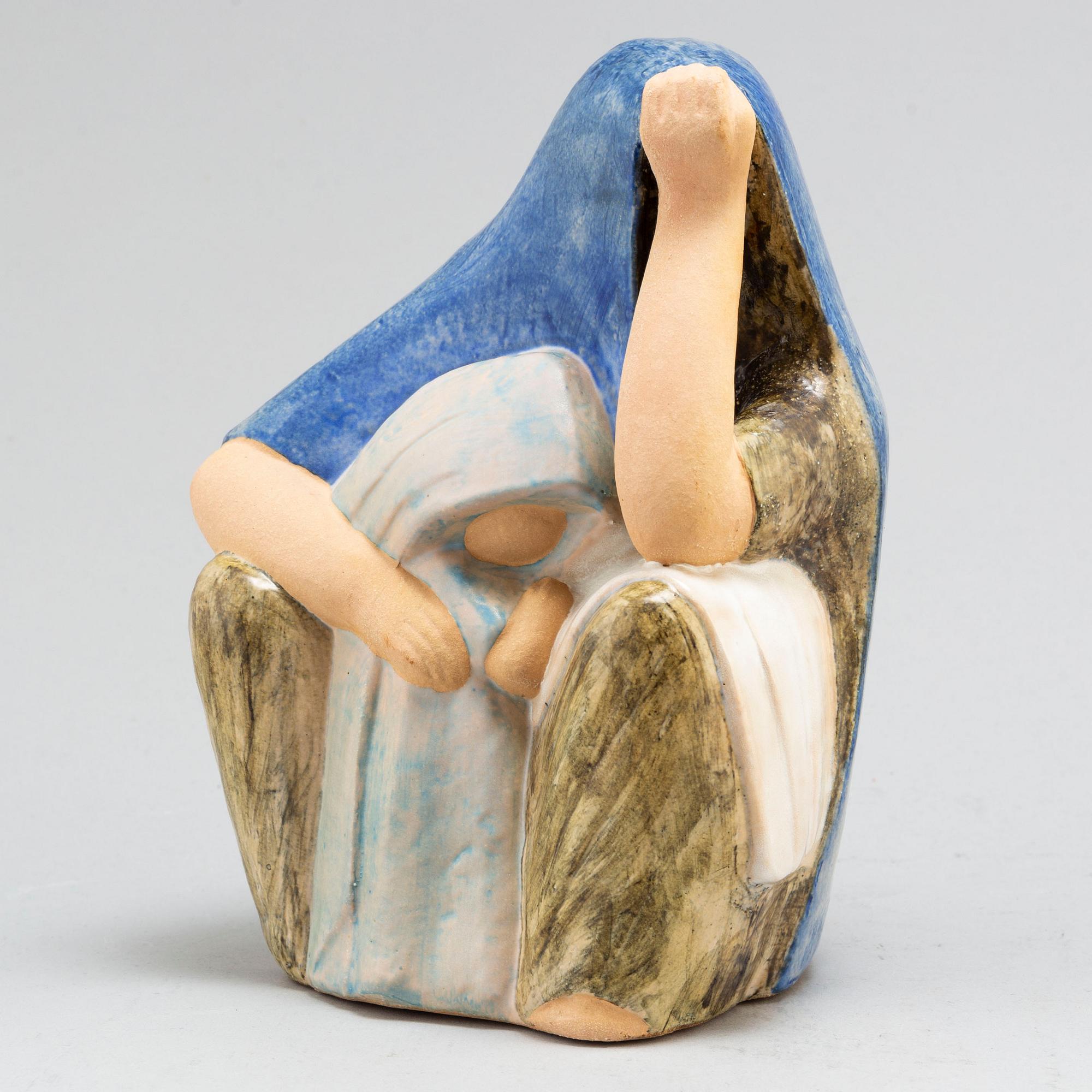 LISA LARSON, figurin, stengods, Gustavsberg.