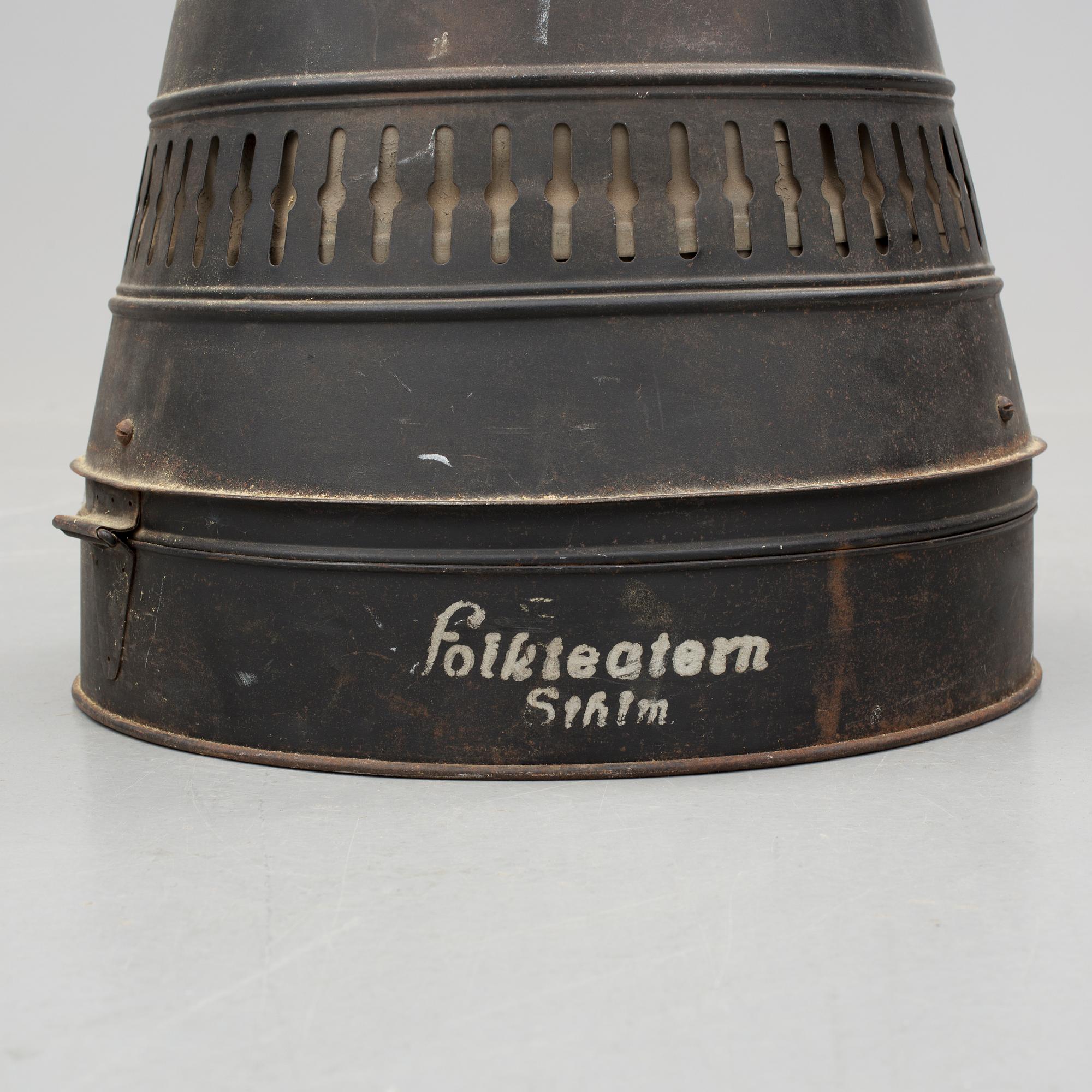 STRÅLKASTARE/TAKLYKTA, 1900-tal.