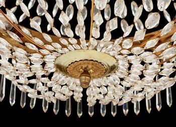 A Swedish Empire 1820/30's seven-light chandelier.