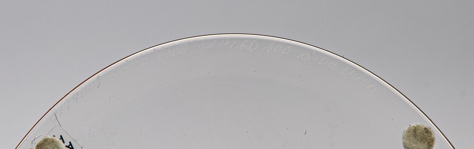 Bertil Vallien, Pokal, "Head first", lim. ed., Kosta Boda.