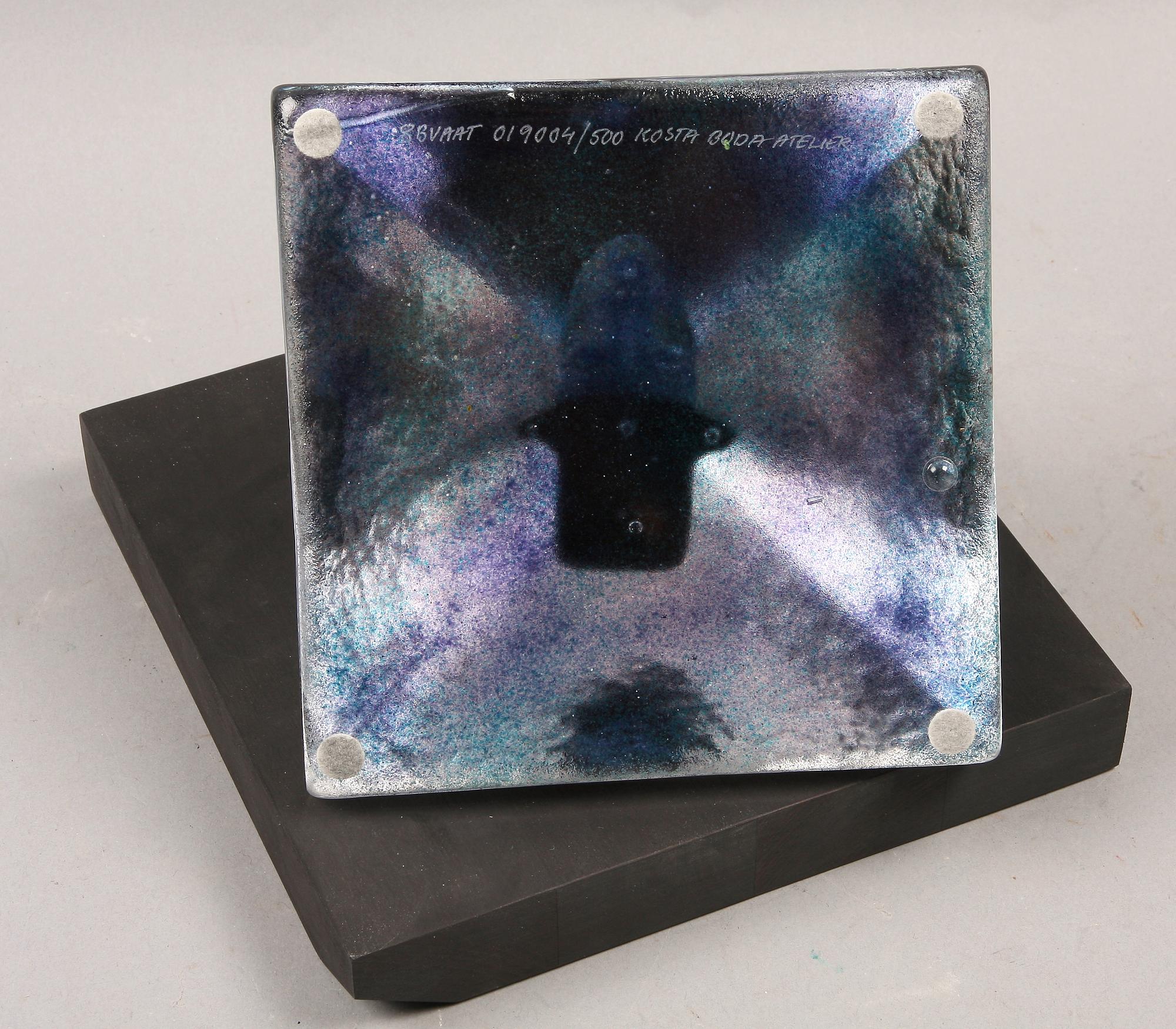 SKULPTUR, glas, Bertil Vallien, Kosta Boda.