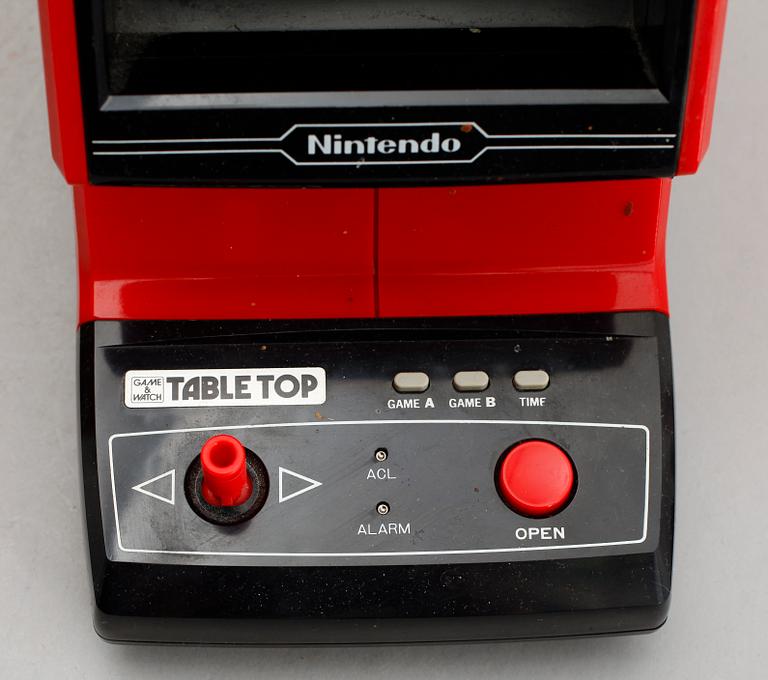 SPELKONSOL, "Mario's Cement Factory", Game & Watch, Nintendo.