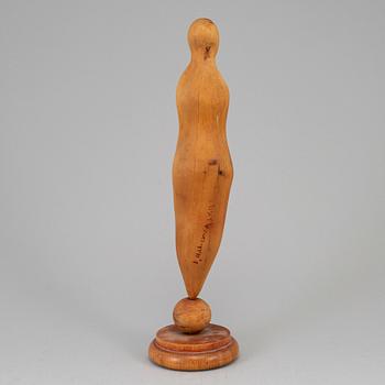 JAN NALIWAJKO, skulptur, trä, signerad.