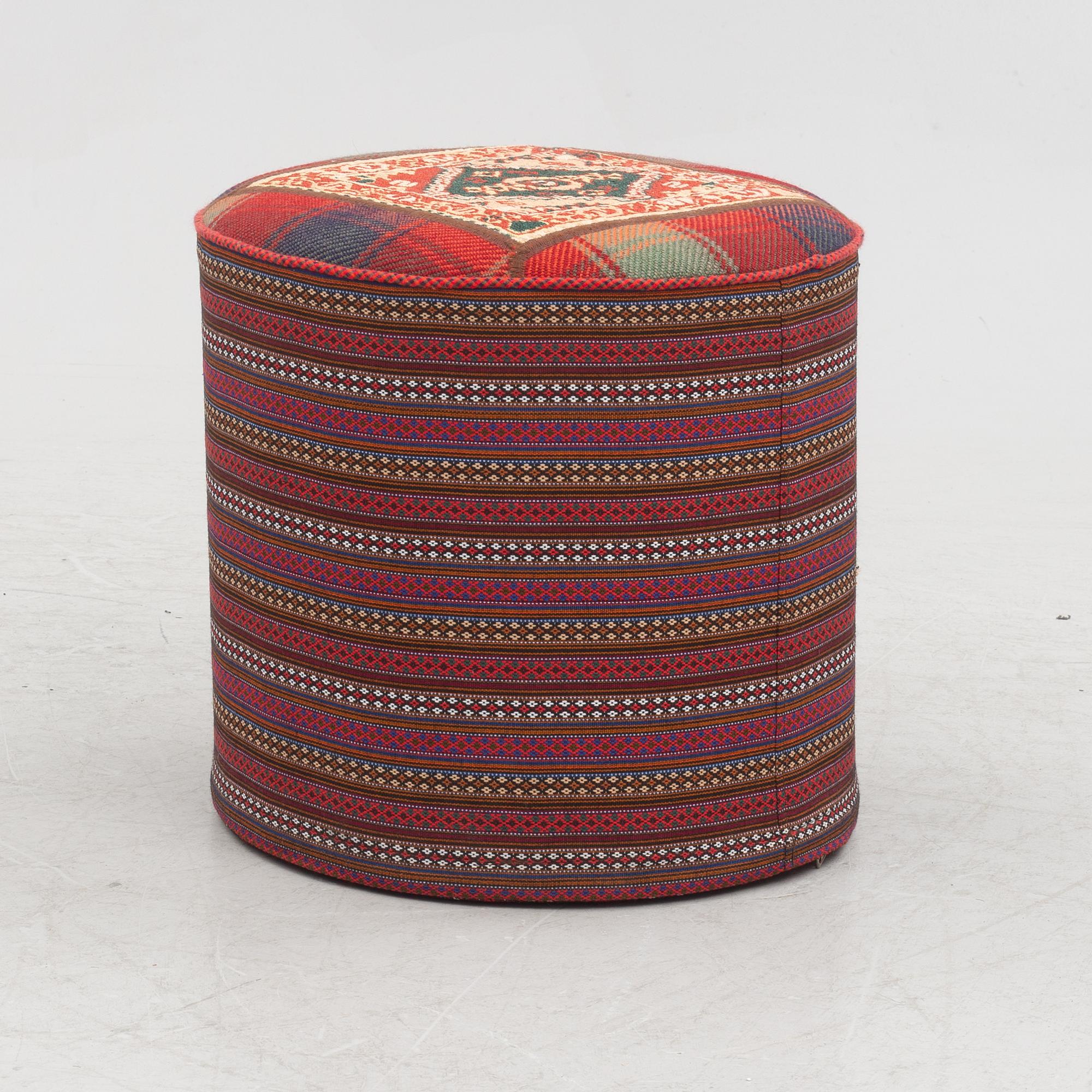Footstool, oriental, contemporary.