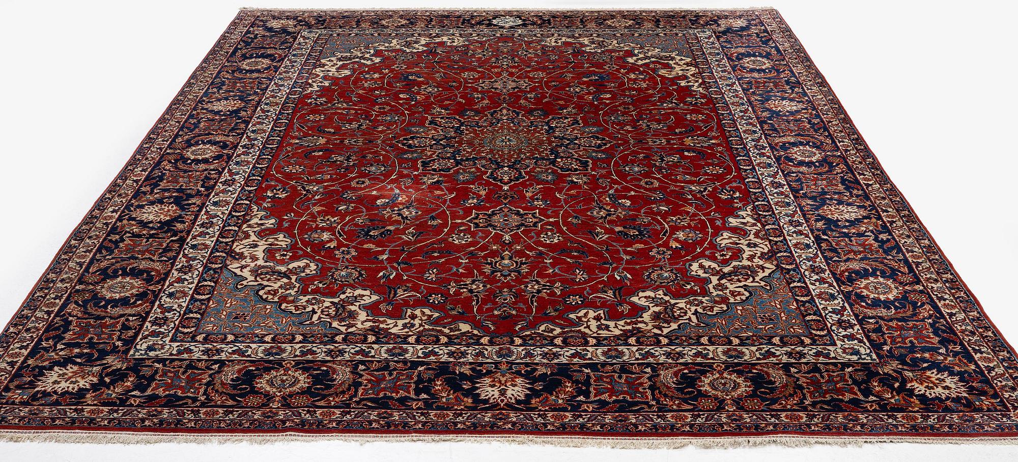 An antique Isfahan, Central Persia, dated 1283 (1903-04), c. 486 x 319 cm.