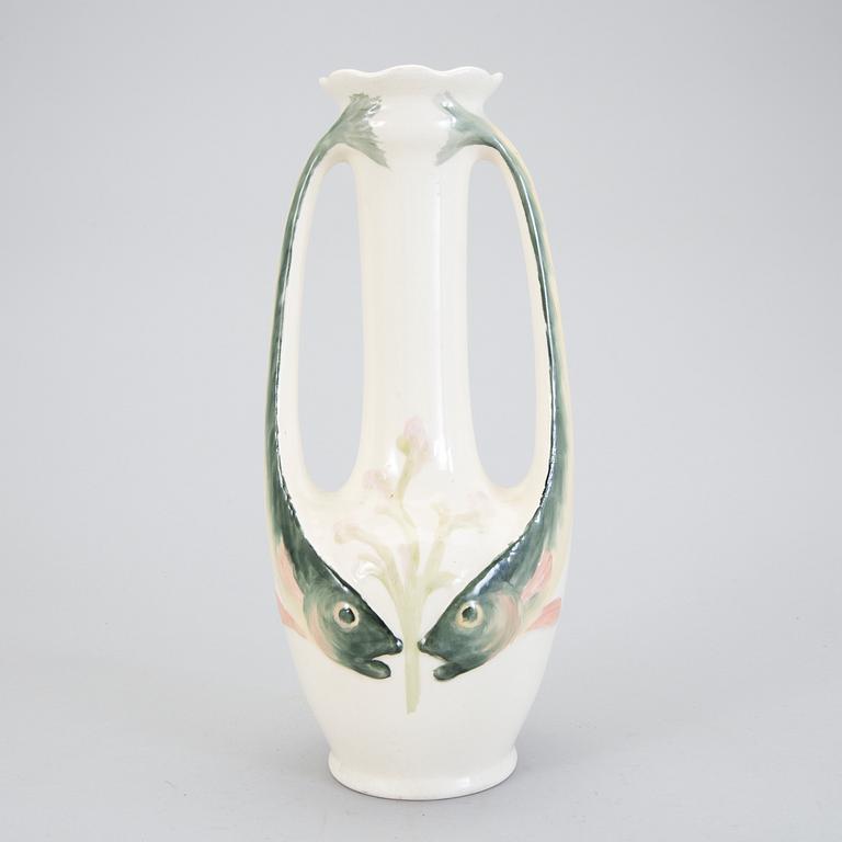 VAS, flintgods, jugend, Rörstrand, omkring 1900.