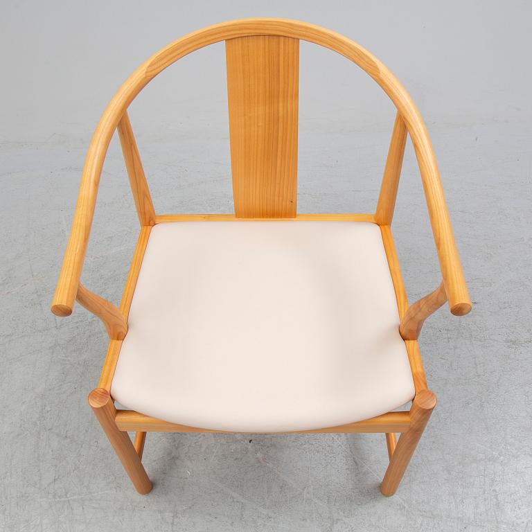 HANS J WEGNER, karmstol, "PP56" Kinastolen, PP Møbler, Danmark.