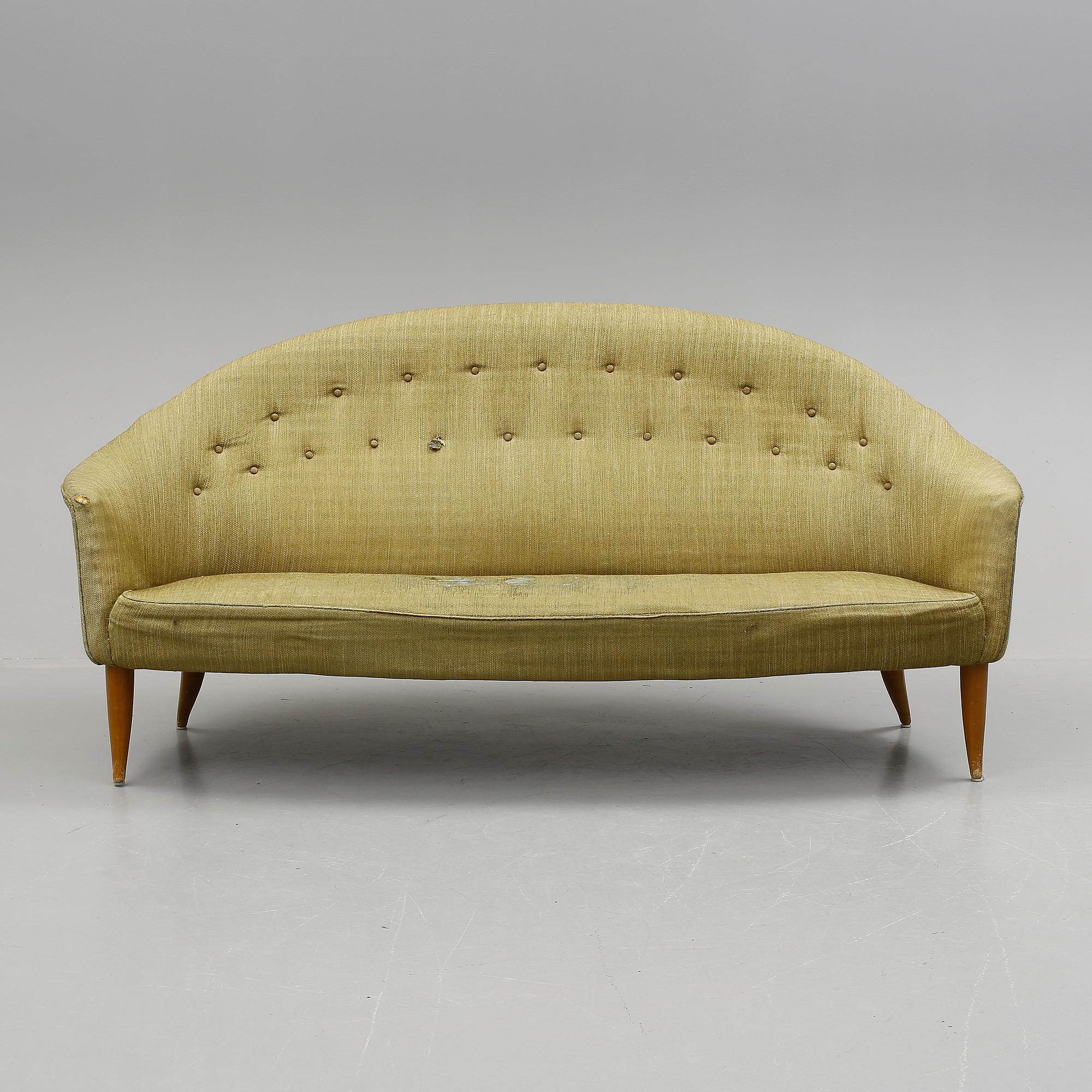 SOFFA, "Paradiset" ur Triva-serien. Kerstin Hörlin Holmqvist, Nordiska Kompaniet NK, Nyköping. 1960-tal.