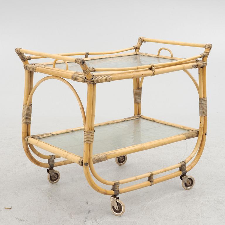 Serving trolley, mid-20th Century.