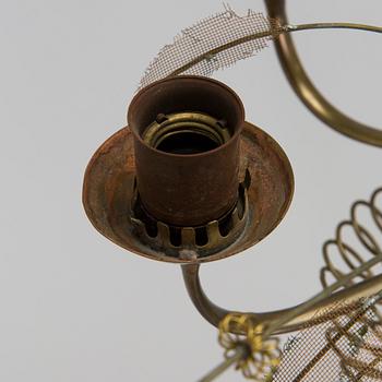 Paavo Tynell, taklampa, modell 9029/6, Taito, 1900-talets mitt.