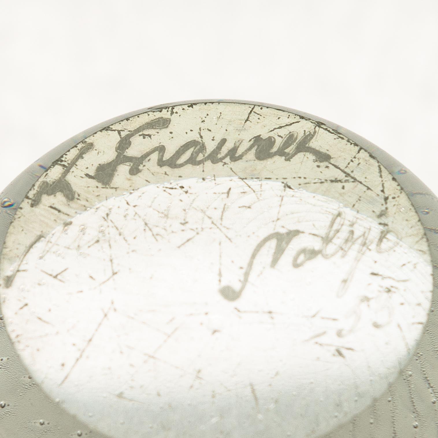 Kaj Franck, vase, "Veil" KF 108, signed K. Franck Nuutajärvi Notsjö.