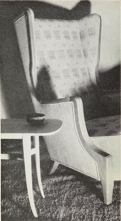 An Elias Svedberg armchair  'The Afternoon', by NK, Nordiska Kompaniet ca 1937.