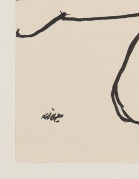 Wilhelm Kåge, a set of three model studies, signed, 1930s-40s.