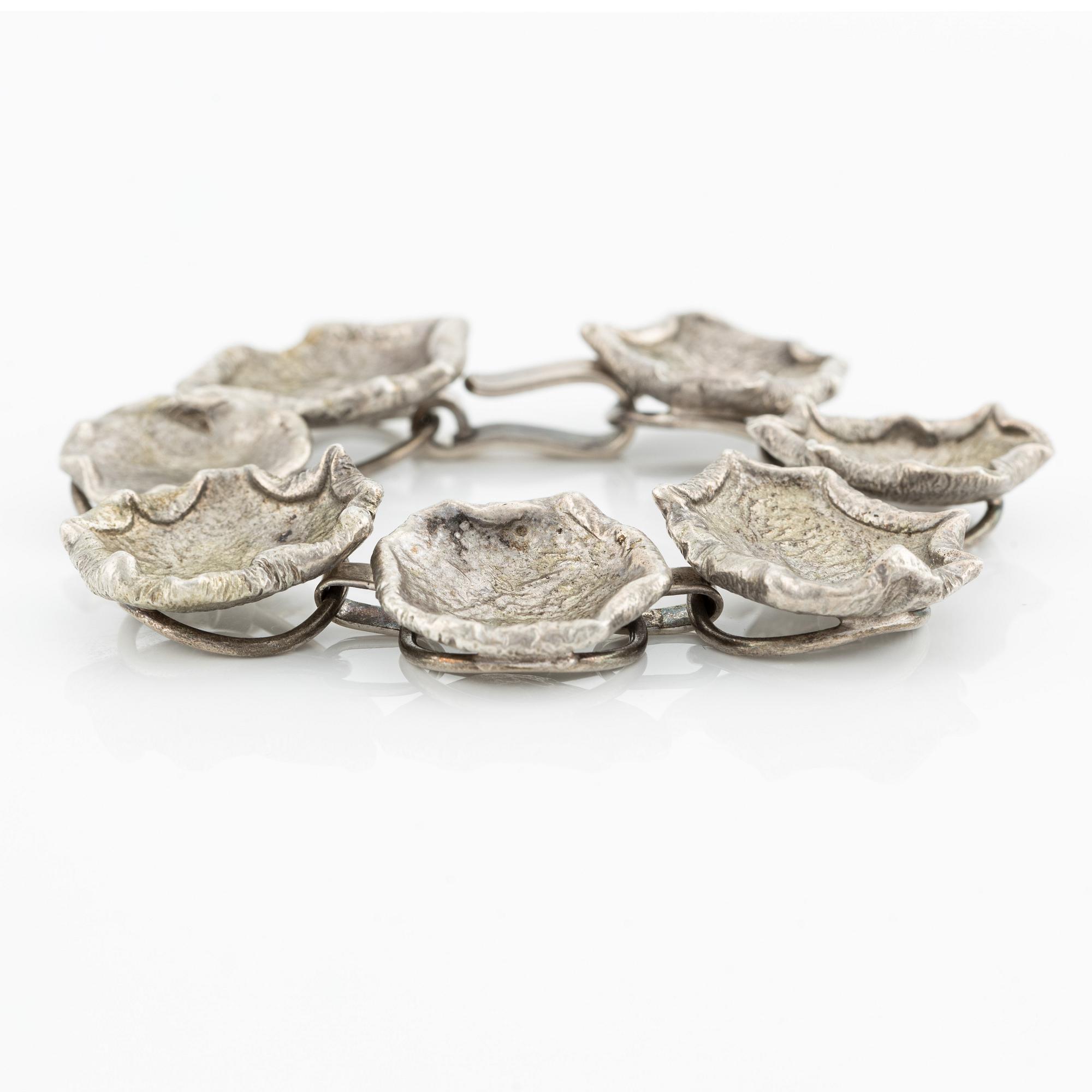 Claës E. Giertta, bracelet, silver.