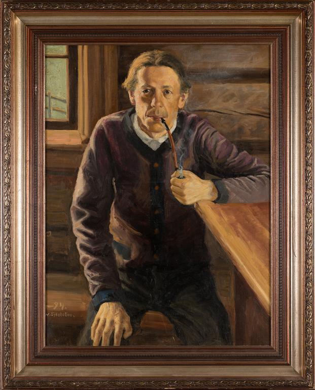 Wilho Sjöström, oil on canvas, signed and dated-94.