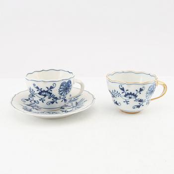Service 21 pcs Meissen porcelain, first half of the 20th century.