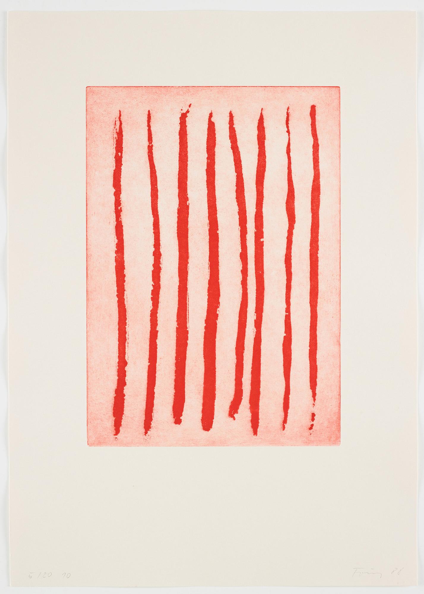 Günter Förg, "Linien I".
