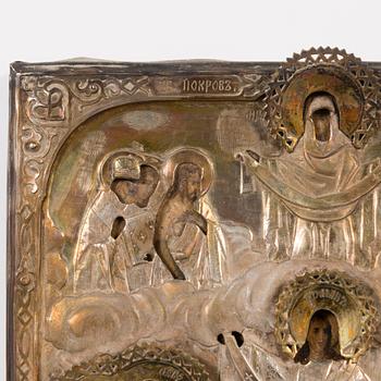 IKON I KIOTA, S:t Petersburg  daterad 1877, Ryssland.