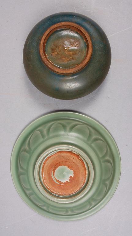 KRUKA SAMT SKÅLFAT, keramik, Kina.