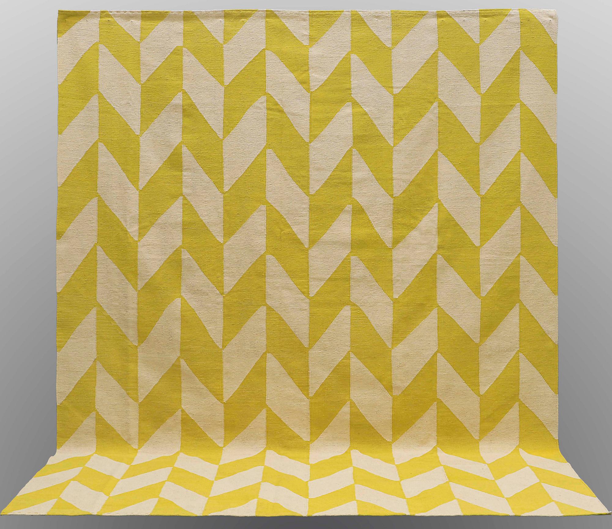 A CARPET, flat weave, ca 339 x 268 cm.