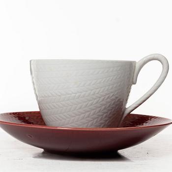 Hertha Bengtson, dinner and coffee service, 'Blå Eld', Rörstrand (63 pieces).