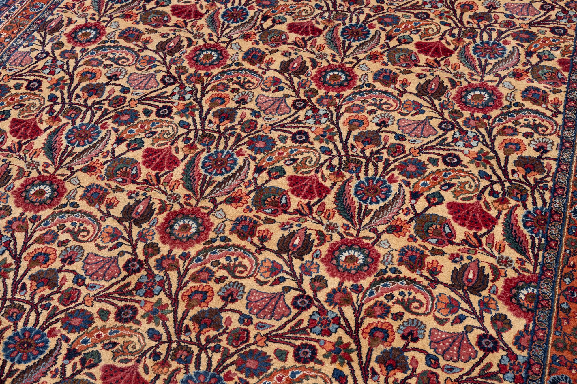 A semi-antique Birjand carpet, Eastern Iran, signed, c 390 x 296 cm.