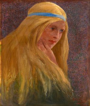 162. Sigfrid August Keinänen, BLONDE GIRL.