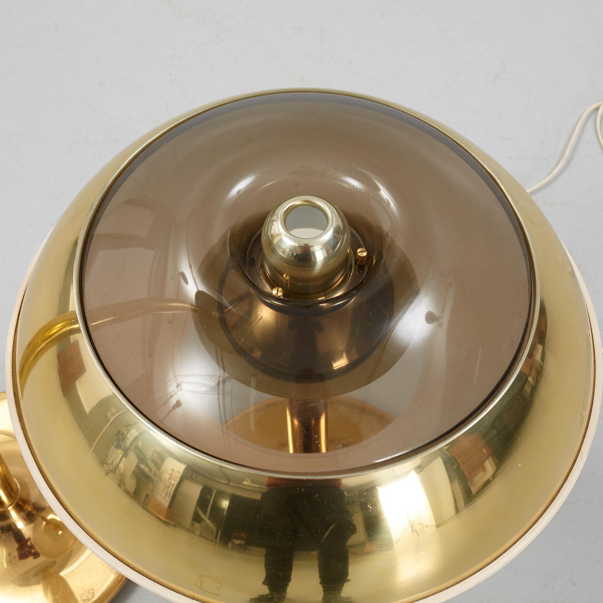 Bordslampa samt golvlampa, Fagerhults, 1900-talets andra hälft.