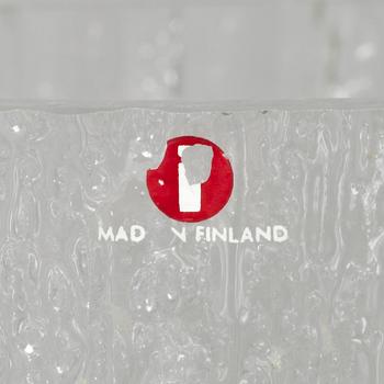 VAS, glas, "Pallas" signerad Tapio Wirkkala 3430. Iittala 1970-80.