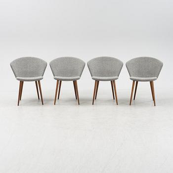 A set of four 'Miss Holly Upholstered' by Jonas Lindvall for Stolab designed 2018.