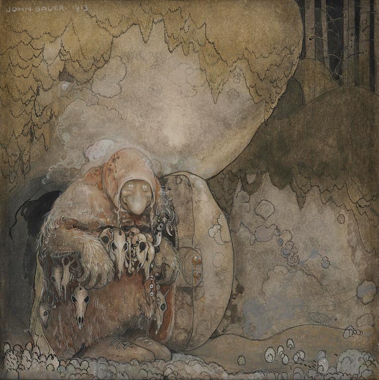 John Bauer, "Labbmor" ("The Troll").