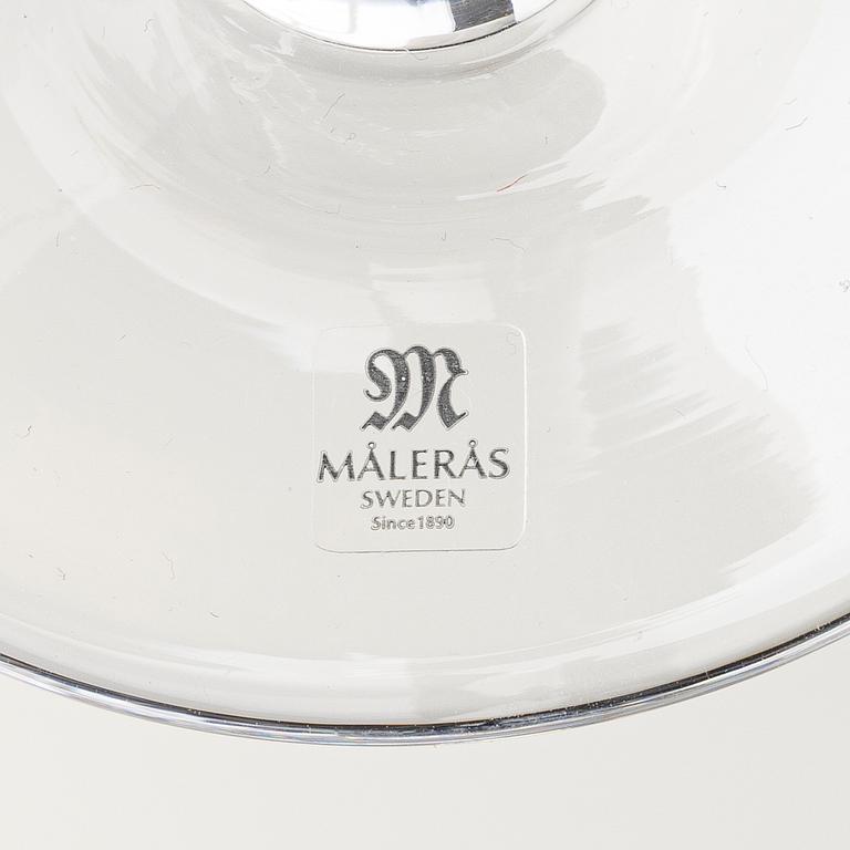 Mats Jonasson, a cup and two glass scukptures, "Safari", Målerås, Sweden.